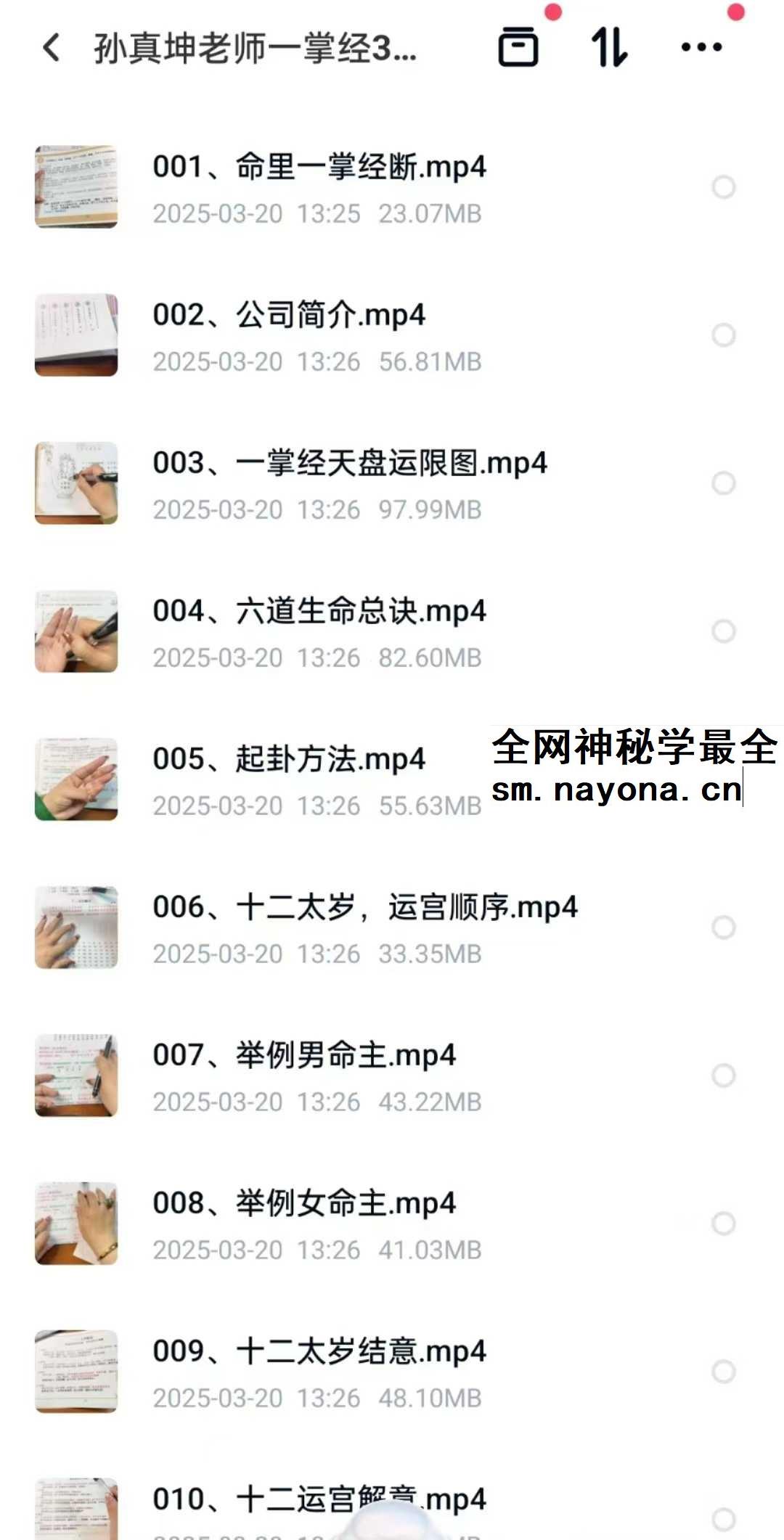 孙真坤老师一掌经39集