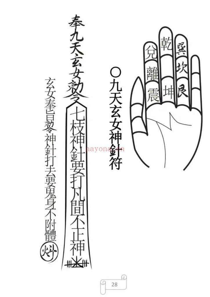 《天和法师符诀》7册10