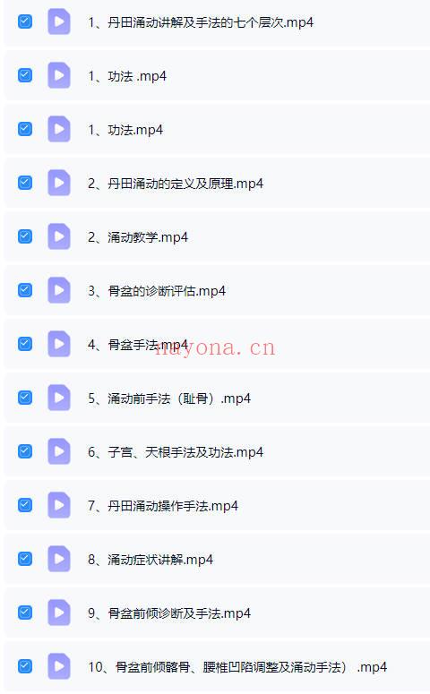 王红锦《丹田涌动脏腑疗愈》26节视频