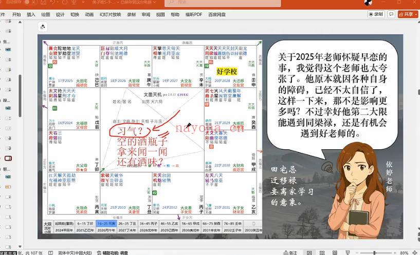 依婷2025年7~12月《紫微弟子班课程》完结版12集视频