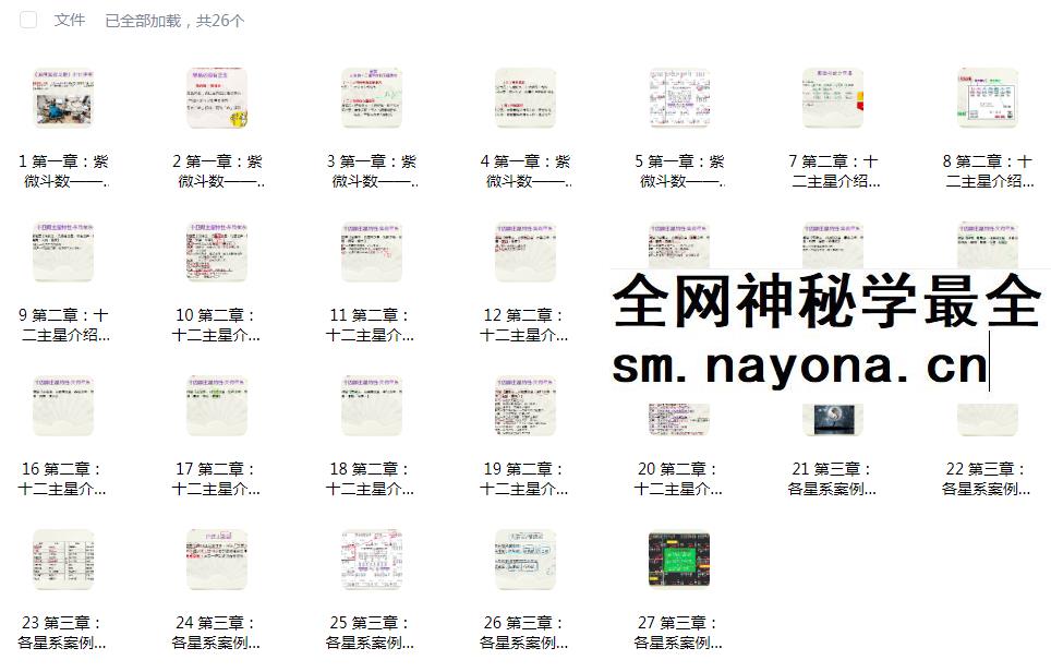 玄祥 李孟谦《道传紫微斗数》初阶班+中极班合集