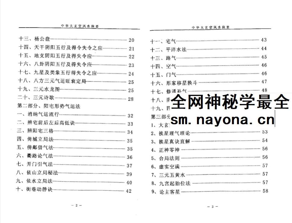 杜彦霖《中华大玄空风水抉要》上册+下册