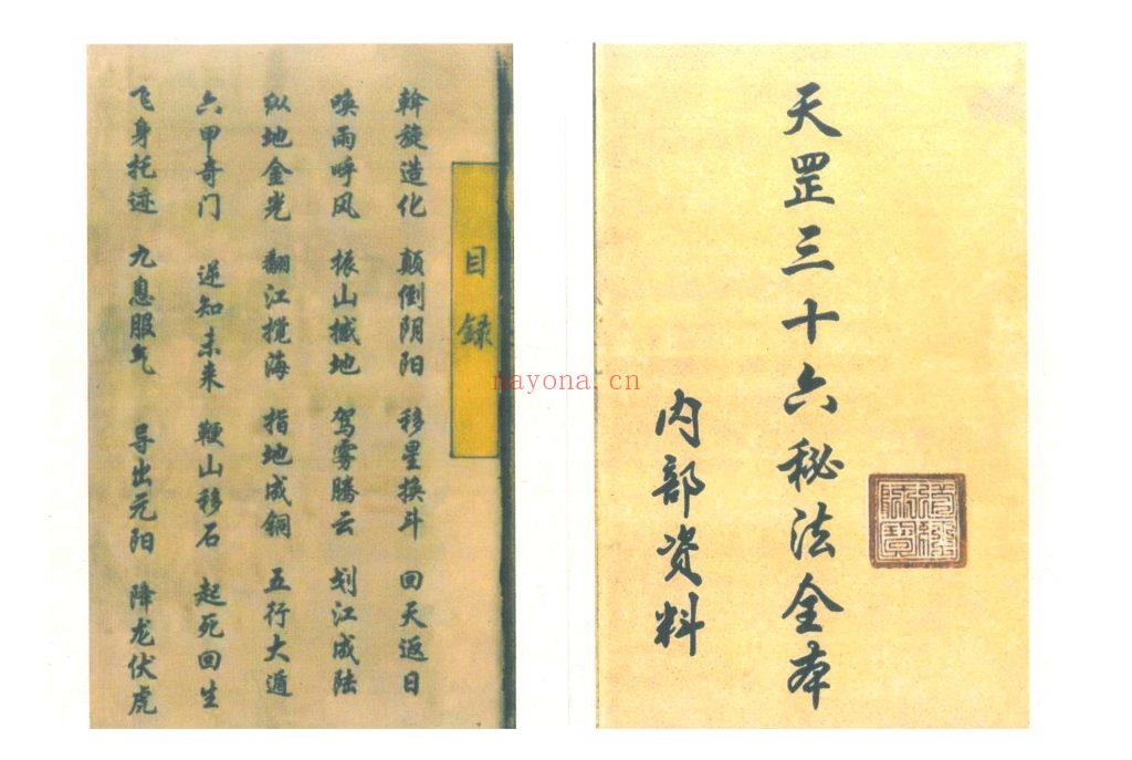 《天罡三十六秘法全本》9