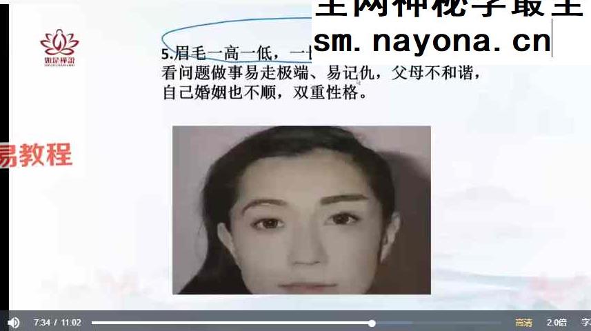 【如是禅说讲堂】麻衣相术视频30集