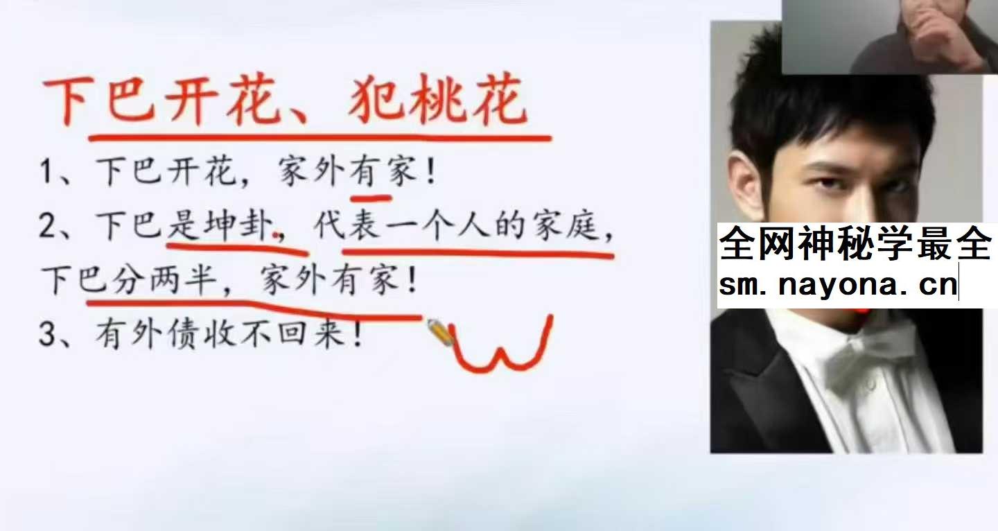 周瑞 面相识人专业课 写在脸上的风水视频