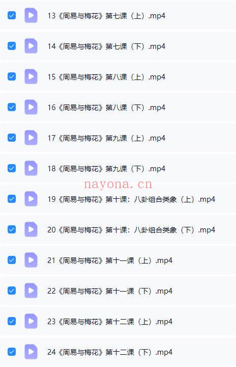 算乎李双林研修班第四期 刘致远《周易与梅花》视频课31集