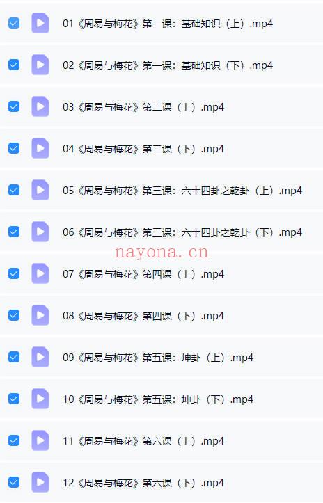 算乎李双林研修班第四期 刘致远《周易与梅花》视频课31集