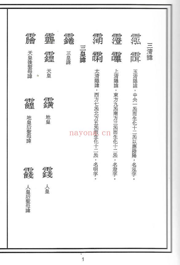《道教讳字集秘本》47页.PDF电子版