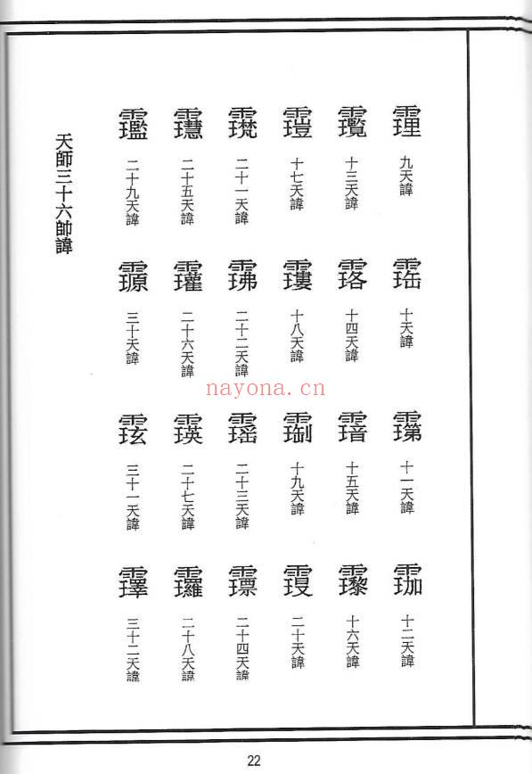《道教讳字集秘本》47页.PDF电子版