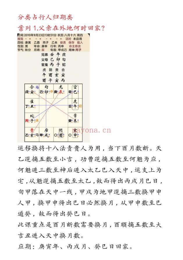 终无悔《大六壬案例资料》6本资料电子版