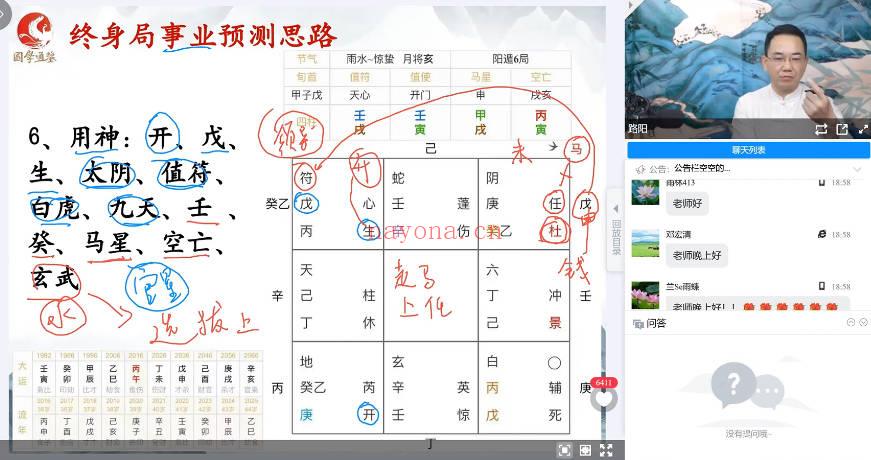 路阳老师《阴盘奇门精讲班》视频课22集