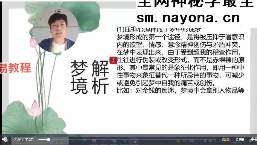 【如是禅说讲堂】梦境解析视频30集