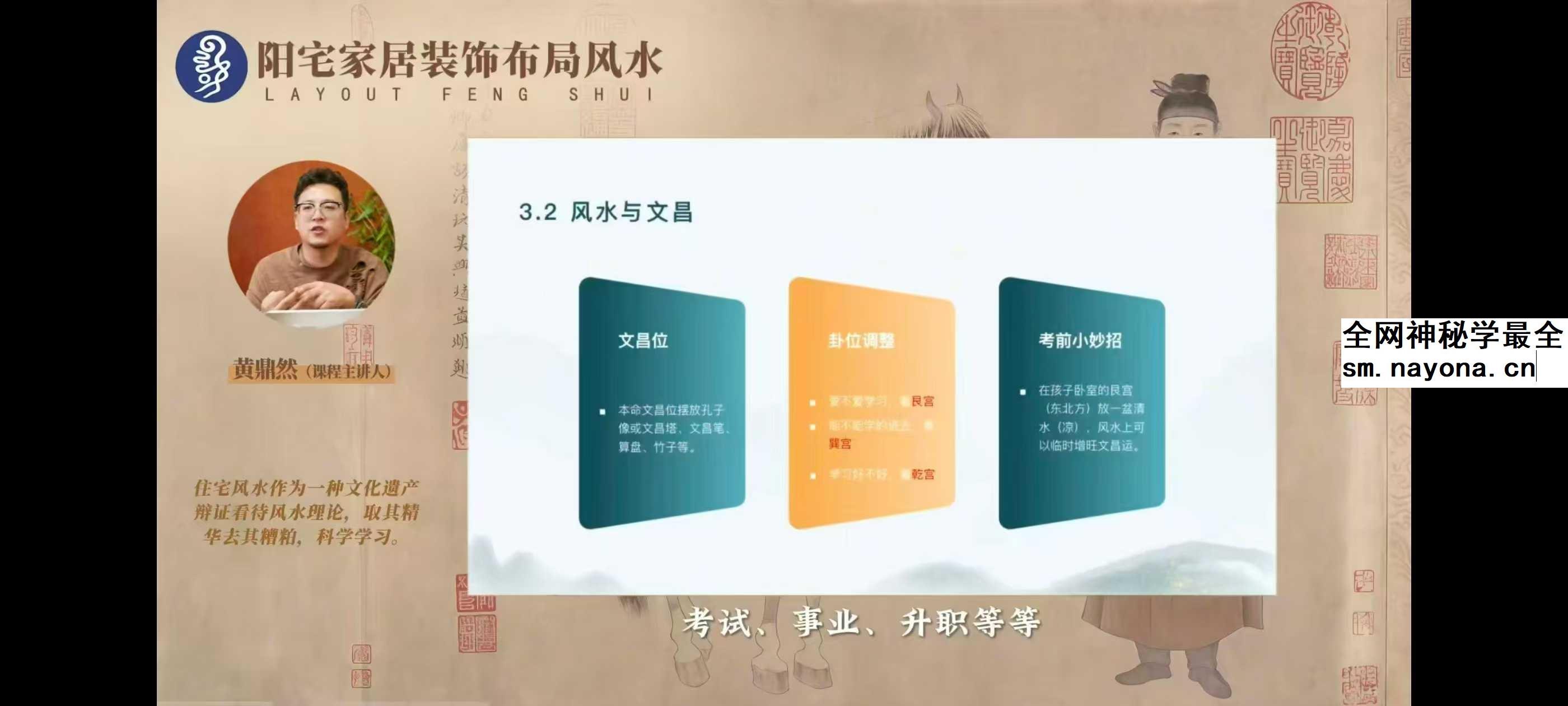 黄鼎然《阳宅家居装修布局》46集+文档