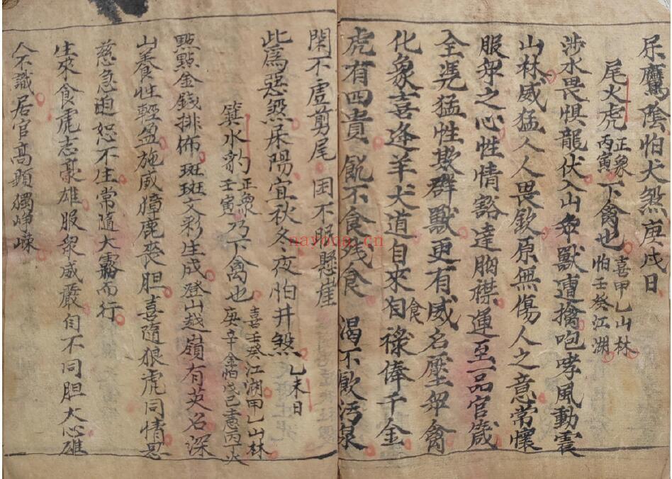 《禽星象状》演禽秘旨 47页双页版 国学古籍 第4张-古籍汇典 《禽星象状》演禽秘旨 47页双页版 国学古籍 第4张