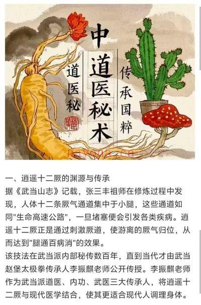 齐广发《张三丰秘传腿部养生绝学“武当逍遥十二厥”（小腿藏百病，厥通万病消）》8集视频课