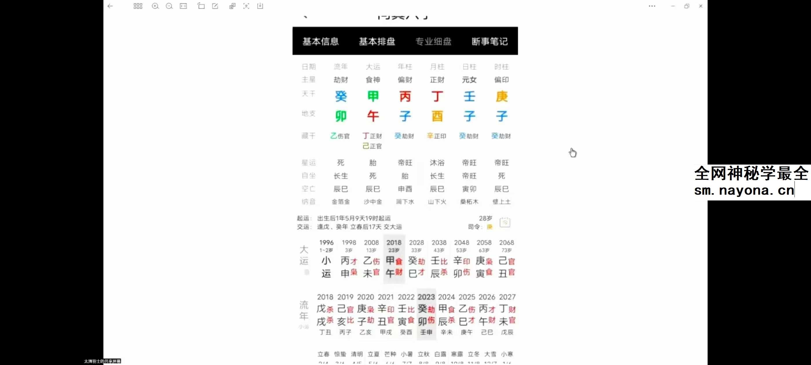 至印道长《命理正宗通解》视频11集
