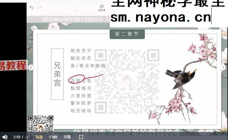 旺旺屋紫微斗数课程视频56集
