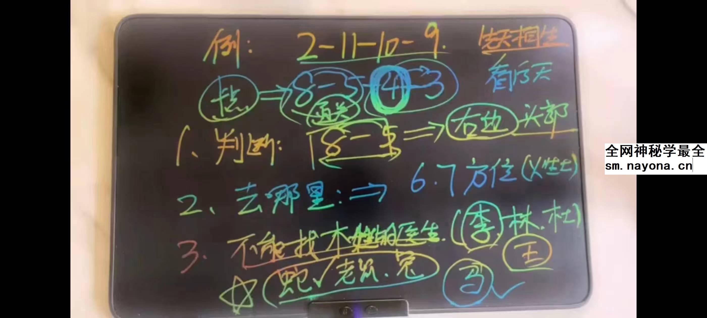 胡如锦老师《数字四柱三角定律提升班》全套课程共178集