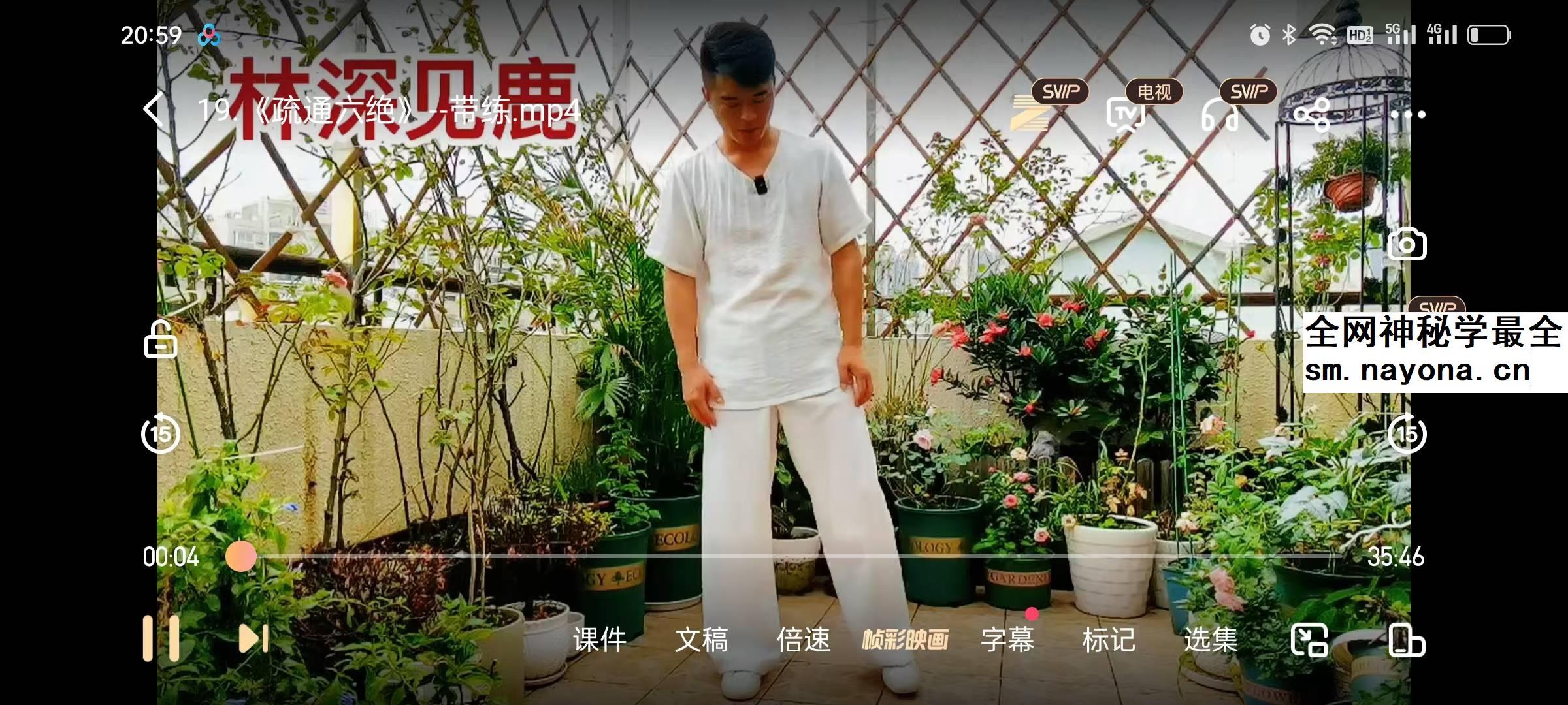 谭健康 道家养生功法《疏通六绝》全21讲‮频视‬课