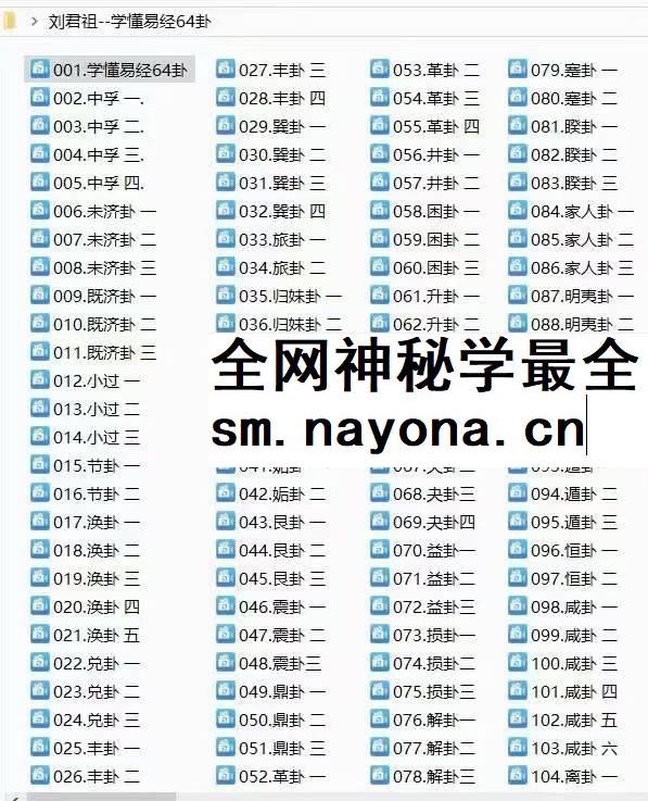 刘君祖 学懂易经64卦 208集