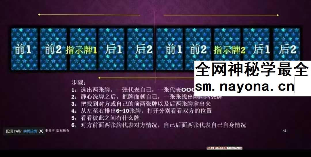 思娜全网最全大合集 【卡巴拉塔罗】初阶+进阶+早期初阶+公开专题课程