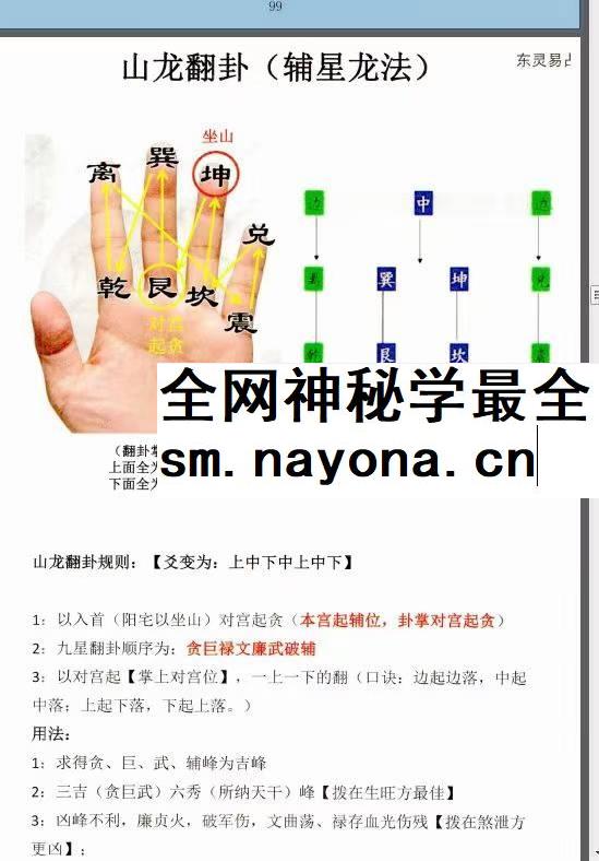 《东灵天星风水、理气卷》308页(高清彩色版)