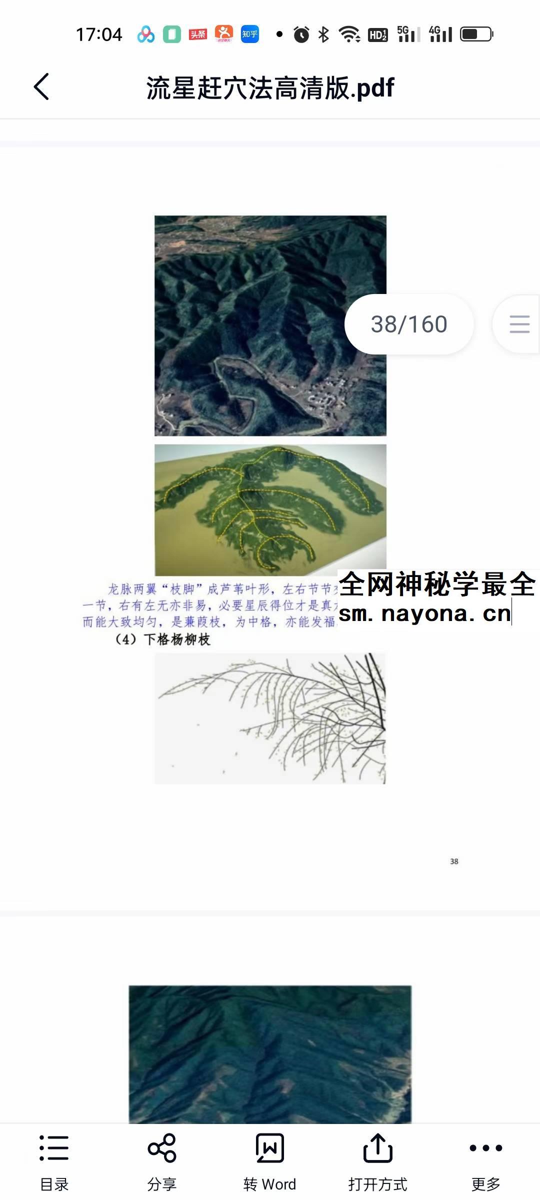 《东灵天星风水、峦头卷、流星赶穴法》161页
