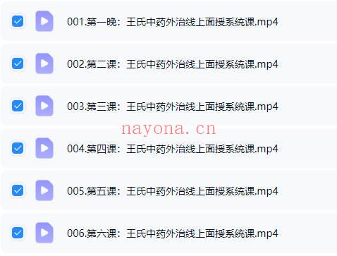 王东磊面授系统课《王氏中药外治疗法》视频课6节