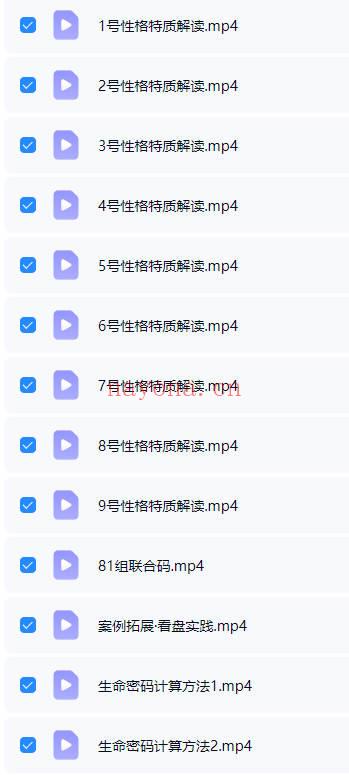 yoyo《数字能量生命密码》13集视频