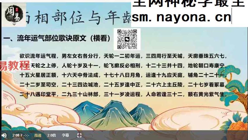 梓源居书苑《面相识人》24集视频
