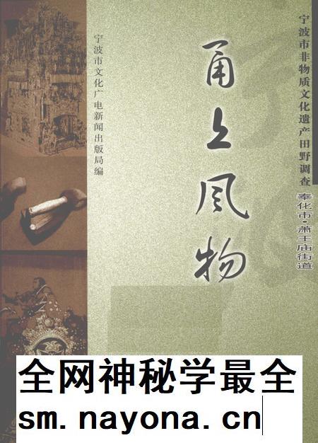 2009-甬上风物  宁波市非物质文化遗产田野调查  奉化市·萧王庙街道.pdf电子版_浙江省志插图