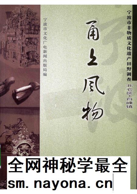 2009-甬上风物  宁波市非物质文化遗产田野调查  北仑区·白峰镇.pdf电子版_浙江省志插图