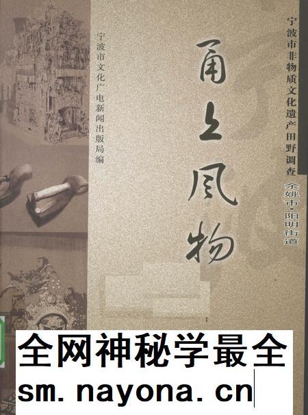 2010-甬上风物  宁波市非物质文化遗产田野调查  余姚市·阳明街道.pdf电子版_浙江省志插图
