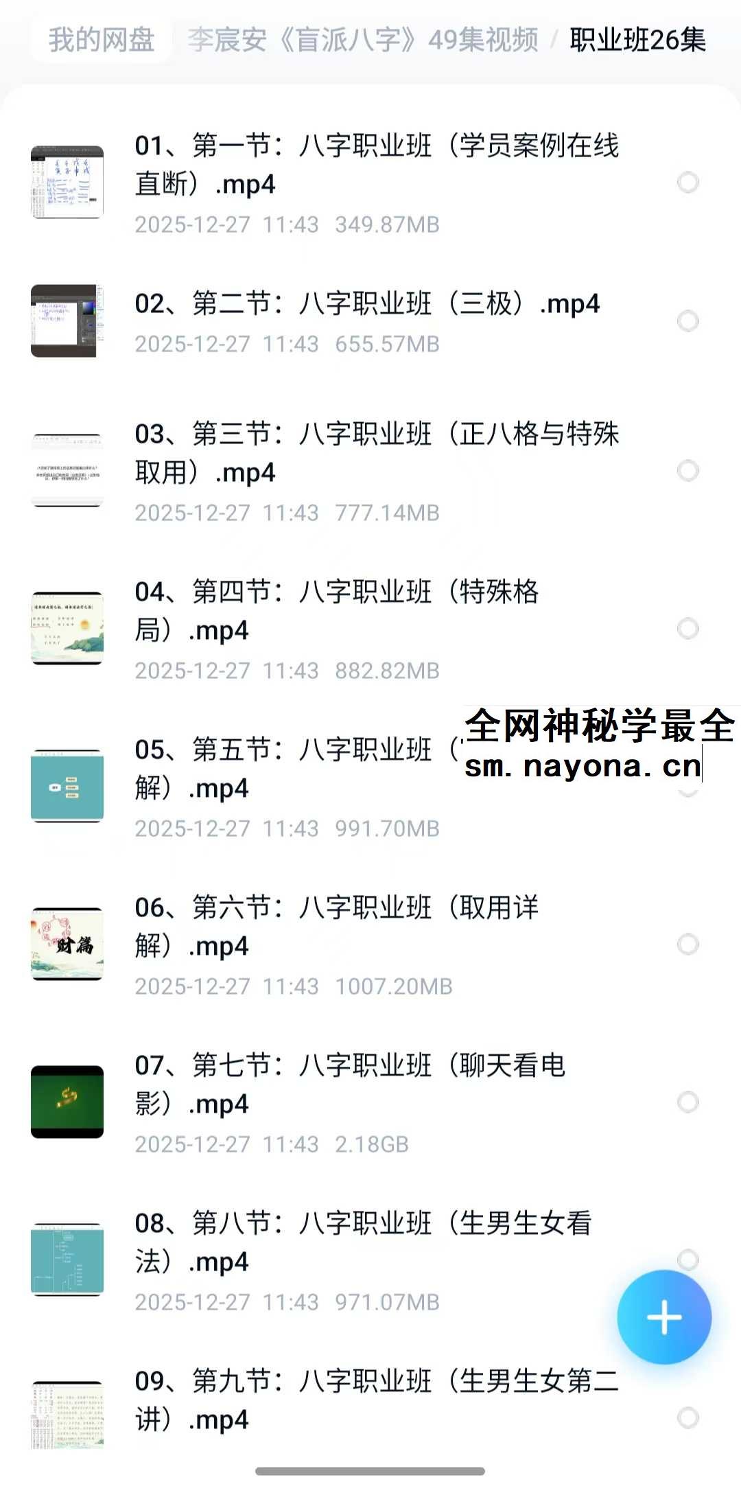 李宸安 盲派八字49集视频