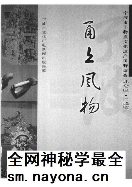 2009-甬上风物  宁波市非物质文化遗产田野调查  北仑区·白峰镇.pdf电子版_浙江省志插图1