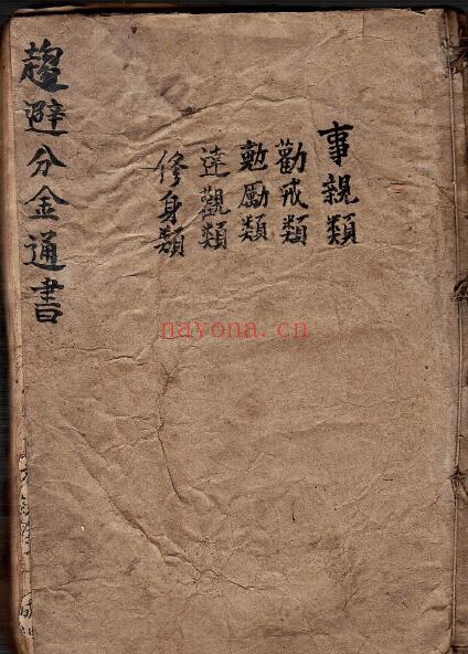 《趋避分金通书》142页(部分页面有破损) 国学古籍 第1张-古籍汇典 《趋避分金通书》142页(部分页面有破损) 国学古籍 第1张