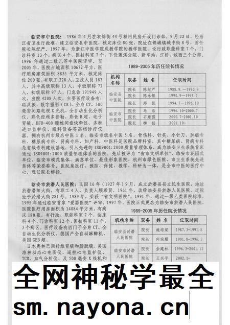 2006-临安市志卫生编  志稿初稿  1989-2005.pdf电子版_浙江省志插图5