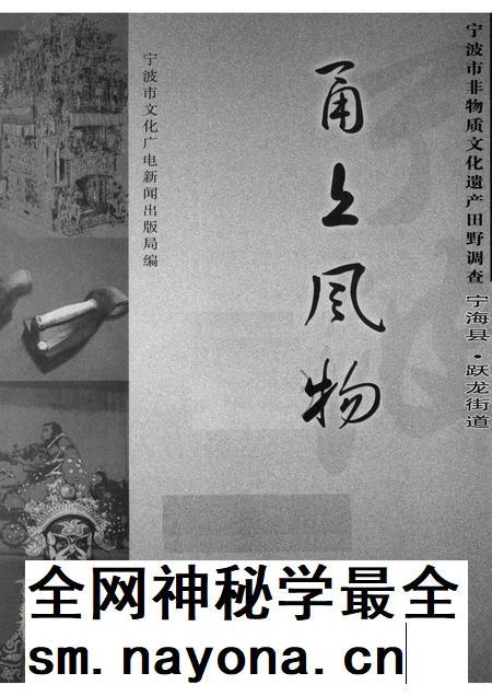2008-甬上风物：宁波市非物质文化遗产田野调查  宁海县·跃龙镇.pdf电子版_浙江省志插图1