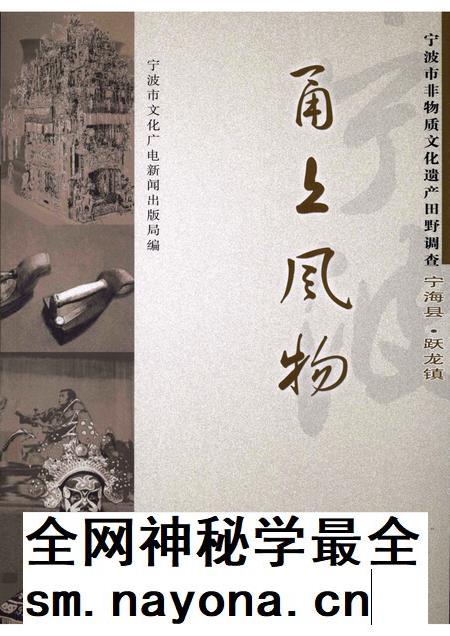 2008-甬上风物：宁波市非物质文化遗产田野调查  宁海县·跃龙镇.pdf电子版_浙江省志插图