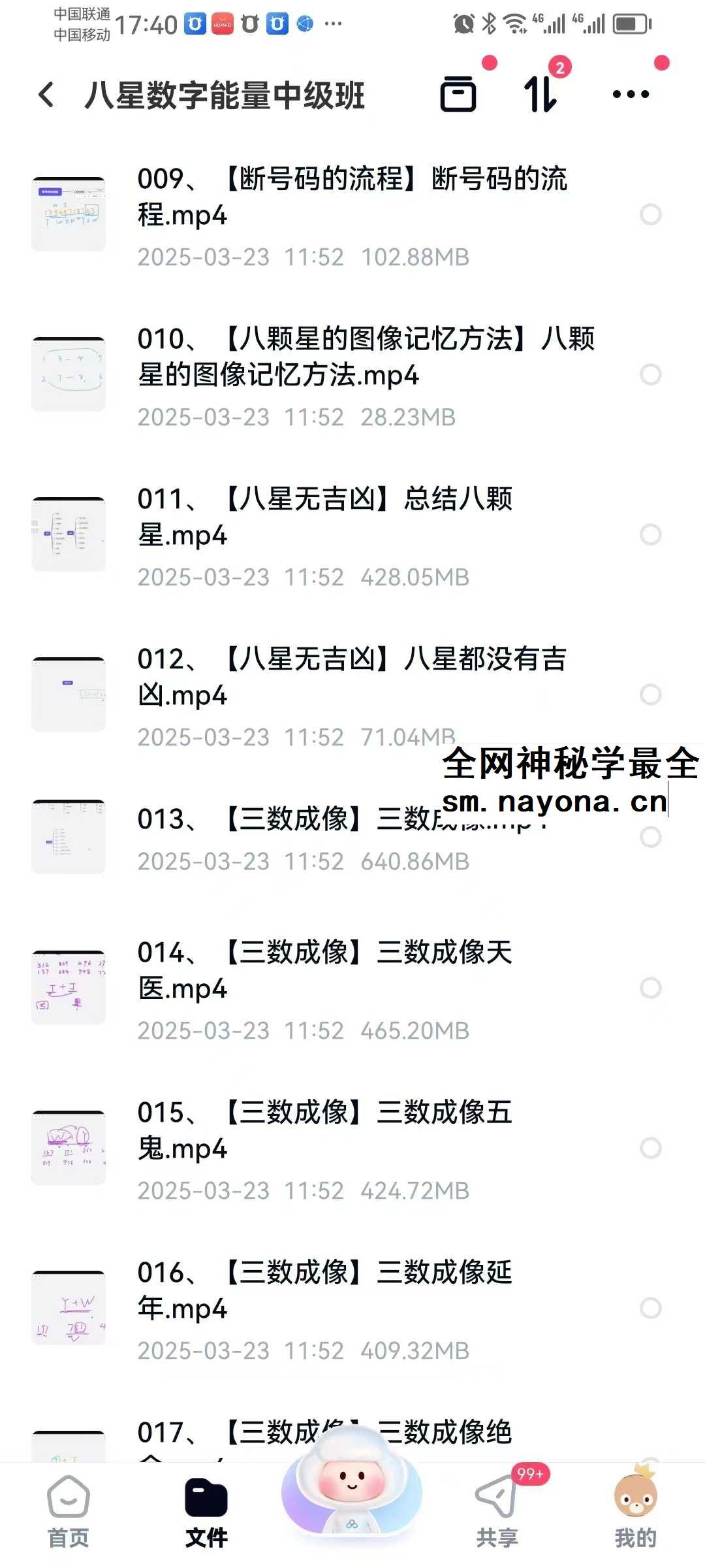 东禾易医《八星数字能量》中高级班