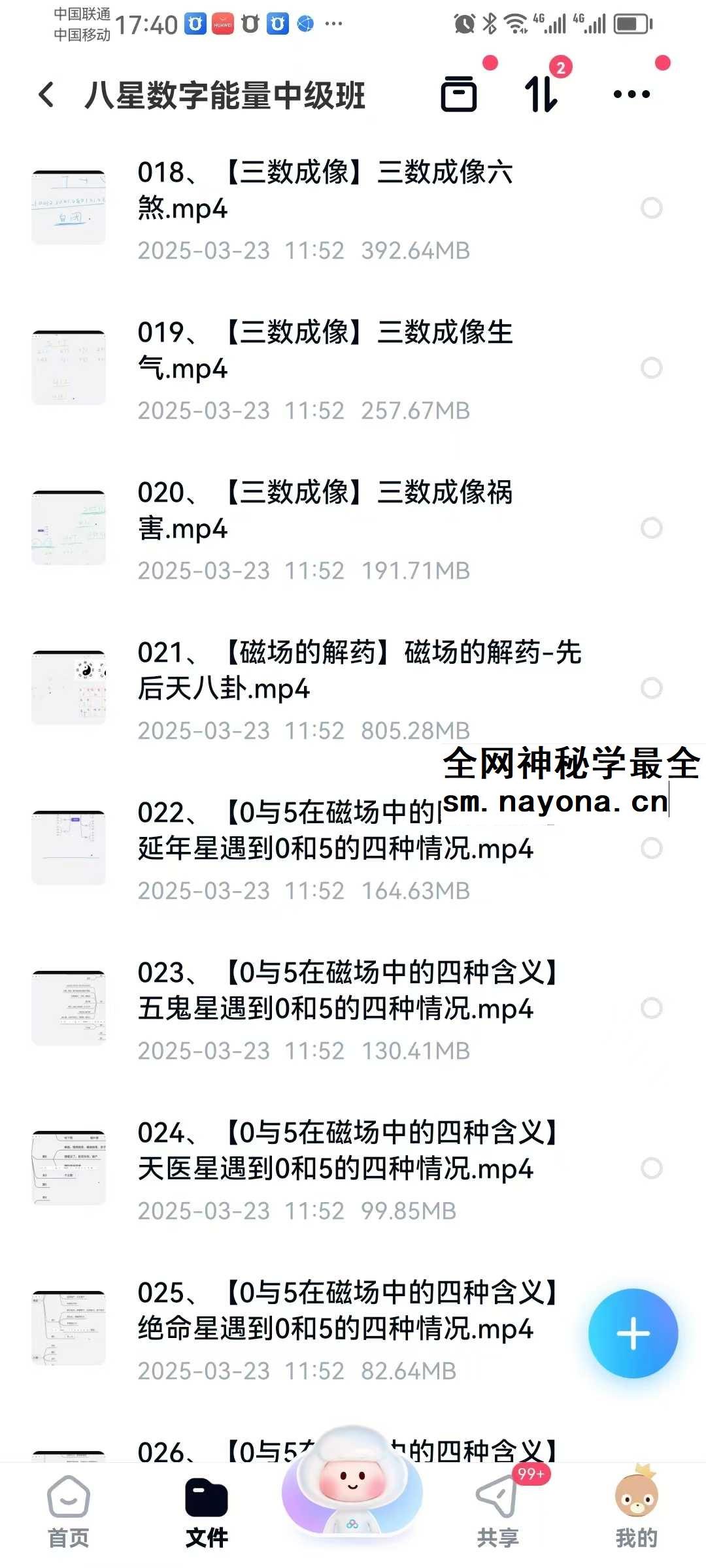 东禾易医《八星数字能量》中高级班