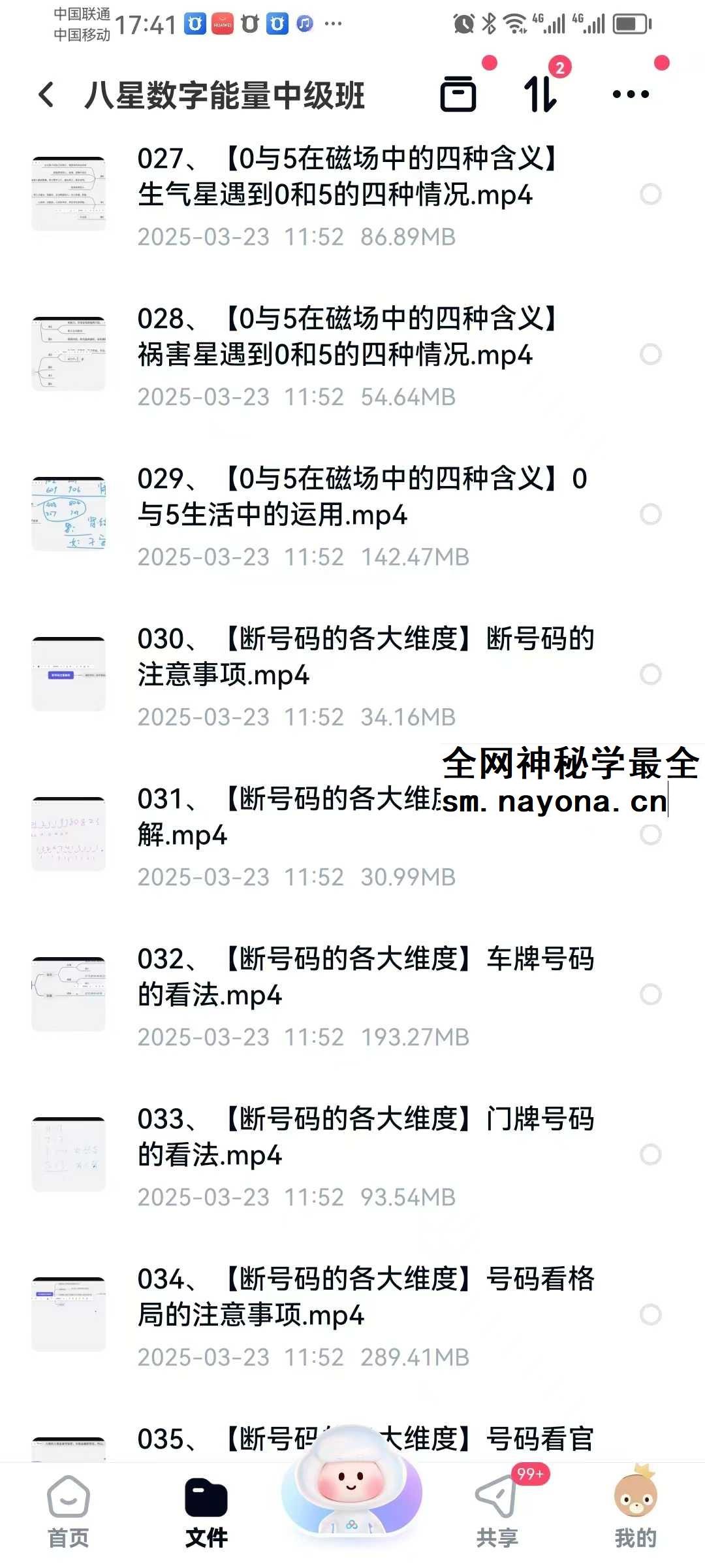 东禾易医《八星数字能量》中高级班