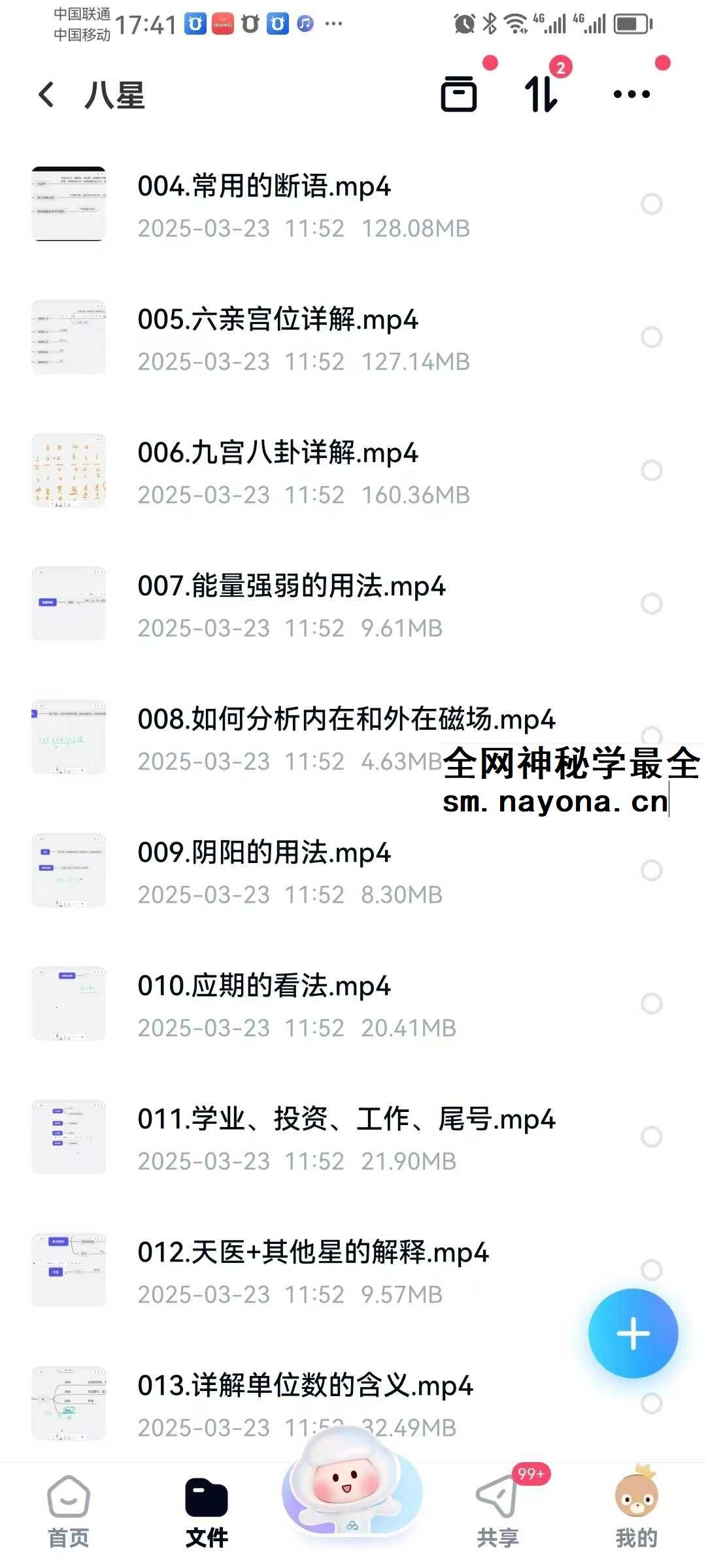 东禾易医《八星数字能量》中高级班