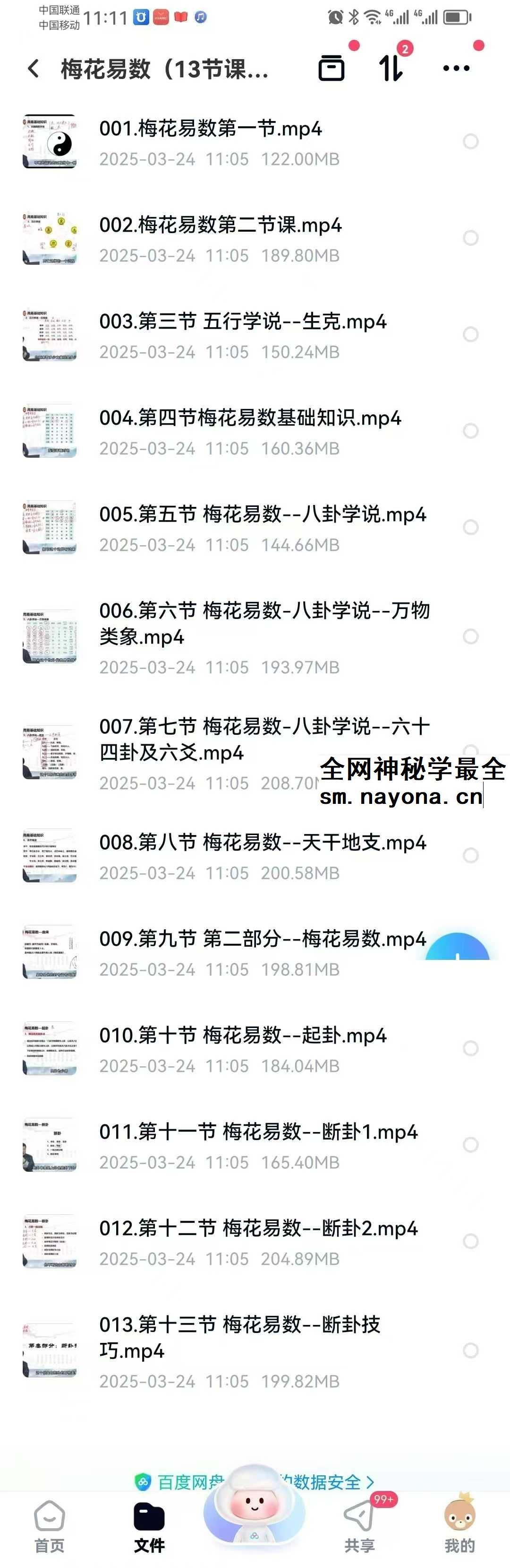 浩文（邵伟华弟子）风水、梅花易数、八字视频课程合集