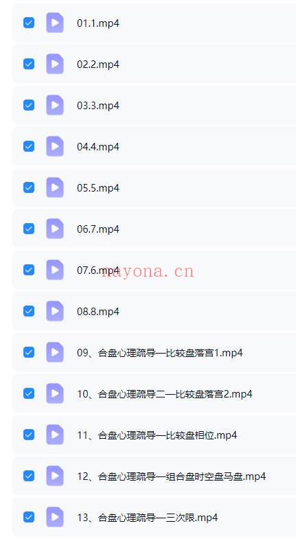 南萌《2025年占星合盘专题》视频课程13集