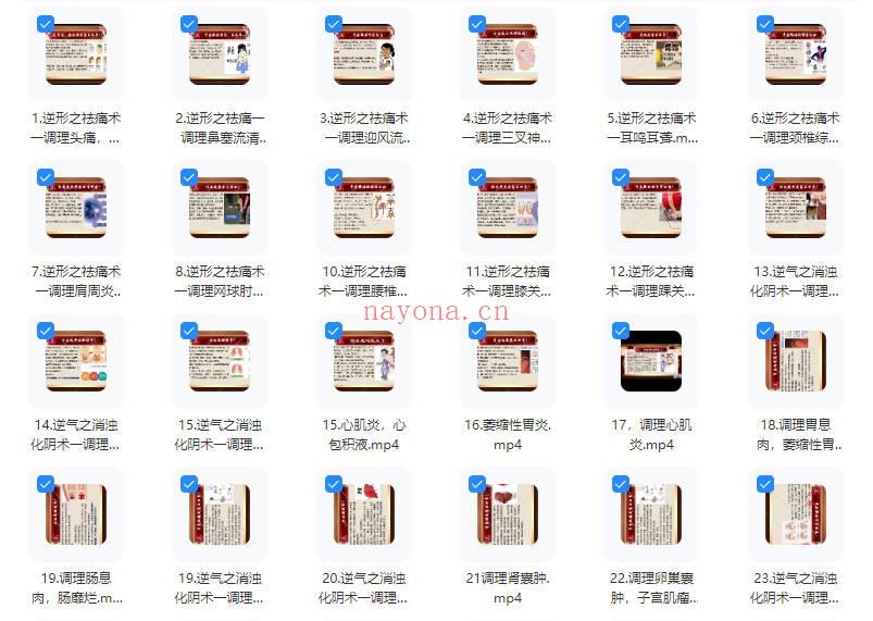 杨茜兰《火神扶阳四逆天定术》高清真人实操 视频课45讲
