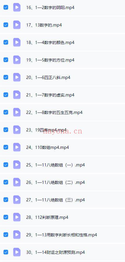 杨振炜《国学易经实战营》视频课45集