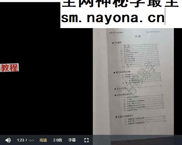籽熙《小六壬高级资料加祝由》50集视频约6.5小时
