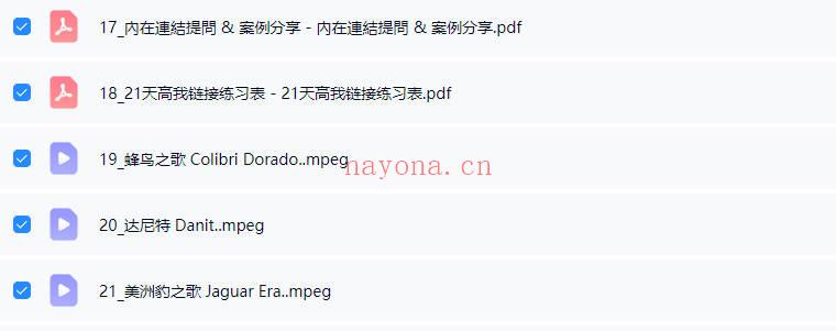 奇遇《链接内在高我》视频课+音频课+文档 26节