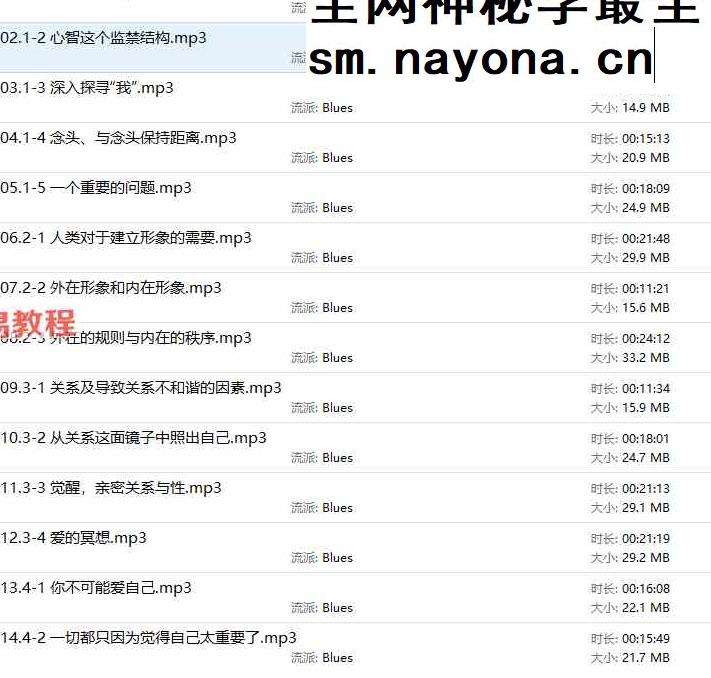 第一期丨生命大蜕变音频37集